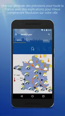 Météo Lyon android App screenshot 2