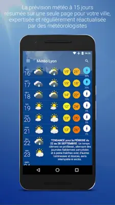 Météo Lyon android App screenshot 3